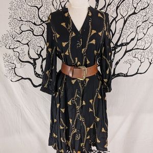 H&M Baroque Print Tunic Dress